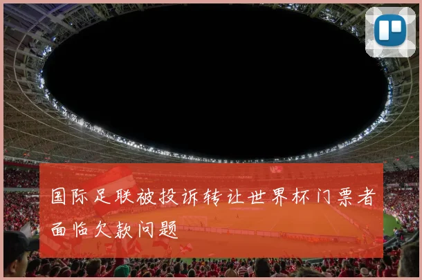 国际足联被投诉转让世界杯门票者面临欠款问题
